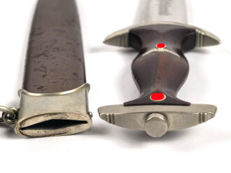 SA Dienstdolch, Hersteller "Josef Münch Brotterode" Getragenes Stück in gutem Gesamtzustand, ungereinigt