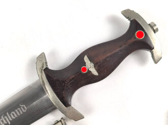 SA Dienstdolch, Hersteller "Josef Münch Brotterode" Getragenes Stück in gutem Gesamtzustand, ungereinigt