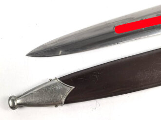 SA Dienstdolch, saubere Klinge von "ROMÜSO Solingen" Getragenes Stück in gutem Gesamtzustand, ungereinigt