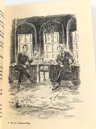 "Manfreds Weg zu Hitler", Oktober 1933, 147 Seiten, 13 x 19 cm, gebraucht