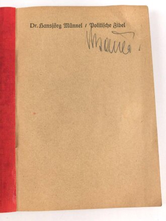 "Politische Fibel Richtlinien für die...