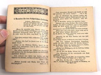1. Weltkrieg "Das Kriegsgebetbüchlein des katholischen Soldaten" datiert 1916, 63 Seiten, DIN A6