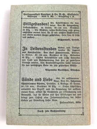 1. Weltkrieg "Das Kriegsgebetbüchlein des katholischen Soldaten" datiert 1916, 63 Seiten, DIN A6