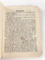 1. Weltkrieg "Feldgesangbuch für die katholischen Mannschaften des Herres" 64 Seiten, DIN A6