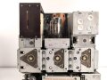 15 Watt Sender Empfänger  a " 15 W.S.E.a" datiert 1941. Frontplatte Originallack, Gehäuse samt Deckel überlackiert
