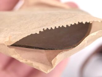 Italien 2.Weltkrieg, Kradmelderbrille, so von deutschen Truppen getragen, weiches Gummi, ungereinigt