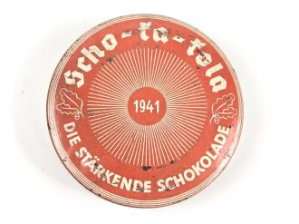 Scho-ka-kola Dose Wehrmacht Packung datiert 1941, leer