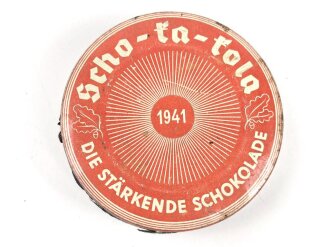 Scho-ka-kola Dose Wehrmacht Packung datiert 1941, leer