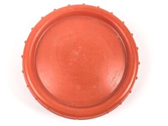 Butterdose Wehrmacht aus oranger Preßmasse. Guter...