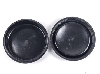 Butterdose Wehrmacht aus schwarzer Preßmasse. Ungereinigtes Stück