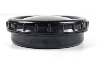 Butterdose Wehrmacht aus schwarzer Preßmasse. Guter Zustand