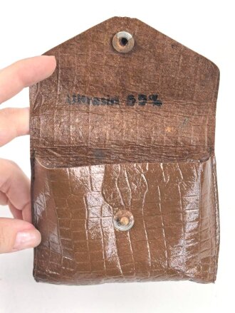 Kunstleder Hülle für einen Allgemeine Schutz Brille Wehrmacht