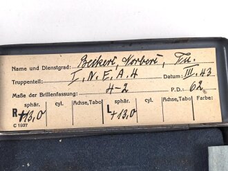 Dienst Brille Wehrmacht, gebraucht, ungereinigt