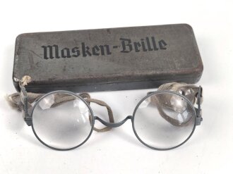 Masken Brille Wehrmacht, gebraucht, guter Gesamtzustand