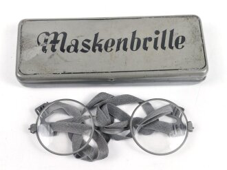 Masken Brille Wehrmacht, gebraucht, guter Gesamtzustand