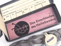 Masken Brille Wehrmacht, nicht ausgegebenes Set aus altem Fabrikbestand