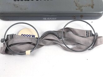 Masken Brille Wehrmacht, nicht ausgegebenes Set aus altem...