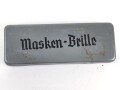 Masken Brille Wehrmacht, nicht ausgegebenes Set aus altem Fabrikbestand