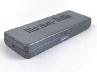 Masken Brille Wehrmacht, nicht ausgegebenes Set aus altem Fabrikbestand