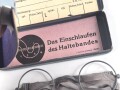 Masken Brille Wehrmacht, nicht ausgegebenes Set aus altem Fabrikbestand