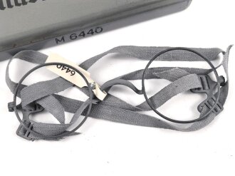 Masken Brille Wehrmacht, nicht ausgegebenes Set aus altem...