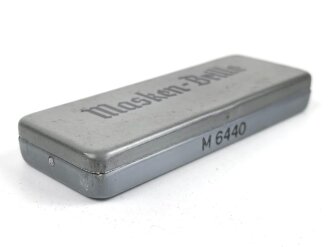 Masken Brille Wehrmacht, nicht ausgegebenes Set aus altem Fabrikbestand