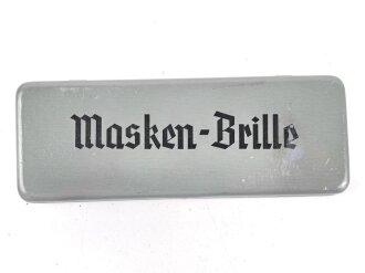 Masken Brille Wehrmacht, nicht ausgegebenes Set aus altem Fabrikbestand