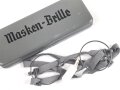 Masken Brille Wehrmacht, nicht ausgegebenes Set aus altem Fabrikbestand
