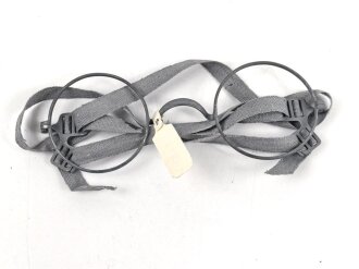 Masken Brille Wehrmacht, nicht ausgegebenes Set aus altem...