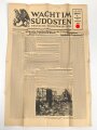 Wacht im Südosten, Deutsche Soldatenzeitung, 4 Seiten, Nummer 570, Ausgabe 4. September 1941