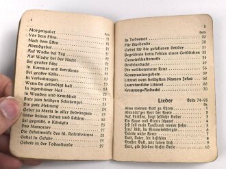 "Katholisches Feldgesangbuch" 95 Seiten, Kleinformat