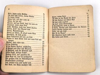 "Katholisches Feldgesangbuch" 95 Seiten, Kleinformat
