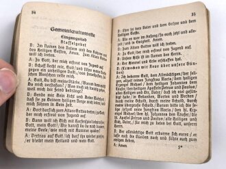 "Katholisches Feldgesangbuch" 95 Seiten, Kleinformat