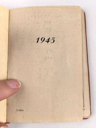 "1945 - Kalender" von einem Soldaten in...