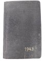 "Merkbuch für 1943" von einem Soldaten mit einigen Eintragungen, unter DIN A6