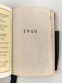 "Friedrich Krupp Kalender 1940 " mit einigen Eintragungen, unter DIN A6