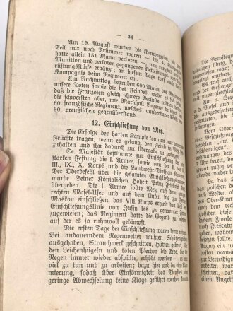 "Das Infanterie-Regiment Markgraf Karl" ( 7. Brandenburgisches ) Nr. 60 von seinem Ursprung bis zur Gegenwart. 55 Seiten, DIN A5