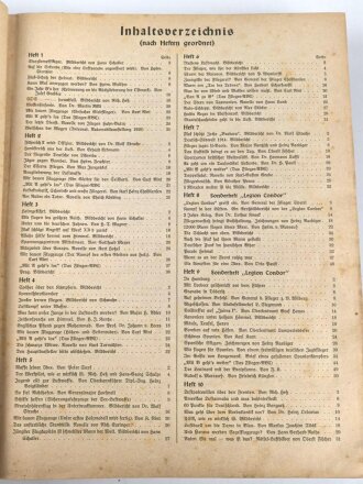"Der Adler Jahrgang 1939" 23 Ausgaben, mehr als 500 Seiten, Umschlag defekt, Bindung löst sich
