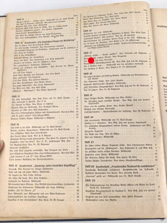 "Der Adler Jahrgang 1939" 23 Ausgaben, mehr als 500 Seiten, Umschlag defekt, Bindung löst sich