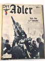 "Der Adler Jahrgang 1939" 23 Ausgaben, mehr als 500 Seiten, Umschlag defekt, Bindung löst sich