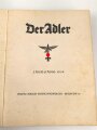 "Der Adler Jahrgang 1939" 23 Ausgaben, mehr als 500 Seiten, Umschlag defekt, Bindung löst sich