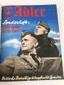 "Der Adler Jahrgang 1939" 23 Ausgaben, mehr als 500 Seiten, Umschlag defekt, Bindung löst sich