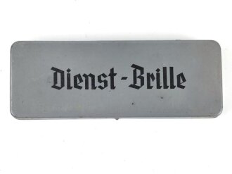 Dienst Brille Wehrmacht, nicht ausgegebenes Set aus altem Fabrikbestand