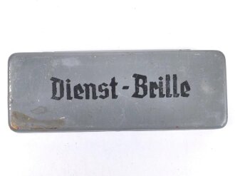Dienst Brille Wehrmacht, nicht ausgegebenes Set aus altem Fabrikbestand