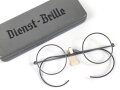 Dienst Brille Wehrmacht, nicht ausgegebenes Set aus altem Fabrikbestand