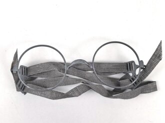 "Militär Masken Brille" Wehrmacht, nicht ausgegebenes Set aus altem Fabrikbestand
