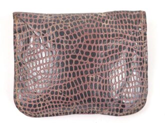 Kunstleder Hülle für eine Faltbrille aus der zeit des 2. Weltkrieg