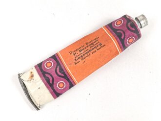 Metalltube "Schnaken - Schutz Krem",...