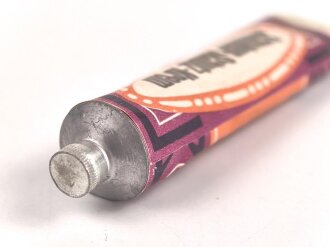 Metalltube "Schnaken - Schutz Krem", Hergestellt in Luxemburg, Gesamtlänge 10cm