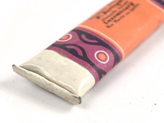 Metalltube "Schnaken - Schutz Krem", Hergestellt in Luxemburg, Gesamtlänge 10cm
